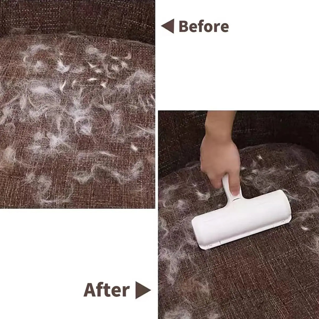 Pet Hair Remover Roller - Dog & Cat Hair Remover with Self-Cleaning Base - Efficient Animal Hair Removal Tool - Perfect for Furni